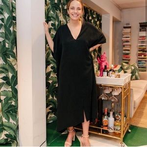 Amazon the Drop Grace Atwood Caftan Size M Emerald Green